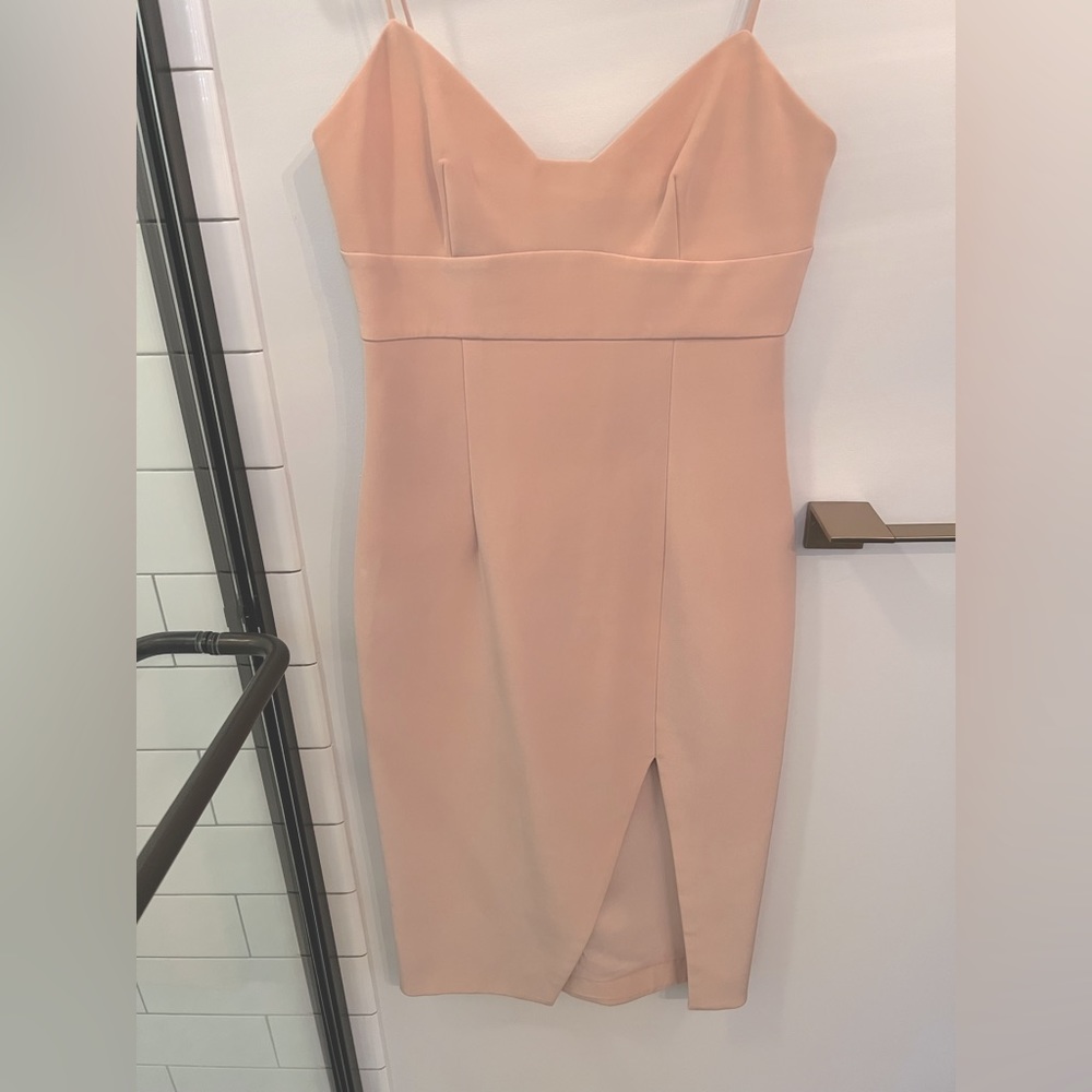 Nicholas Dress- Pink with Spaghetti straps. Size 4